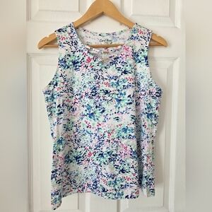 Coral Bay Women's Colorful Patterned Tank Top